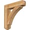 Ekena Millwork Thorton Craftsman Rough Sawn Bracket, Western Red Cedar, 6"W x 32"D x 32"H BKT06X32X32THR04RWR - alternate 1
